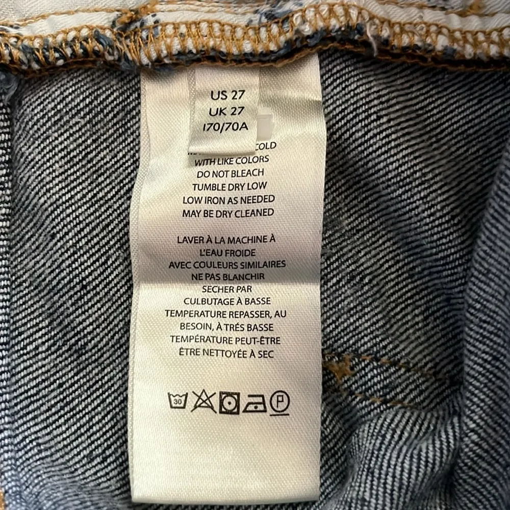 Pilcro and The Letterpress Anthropologie Slim Boyfriend Crop Size 27 - Image 13