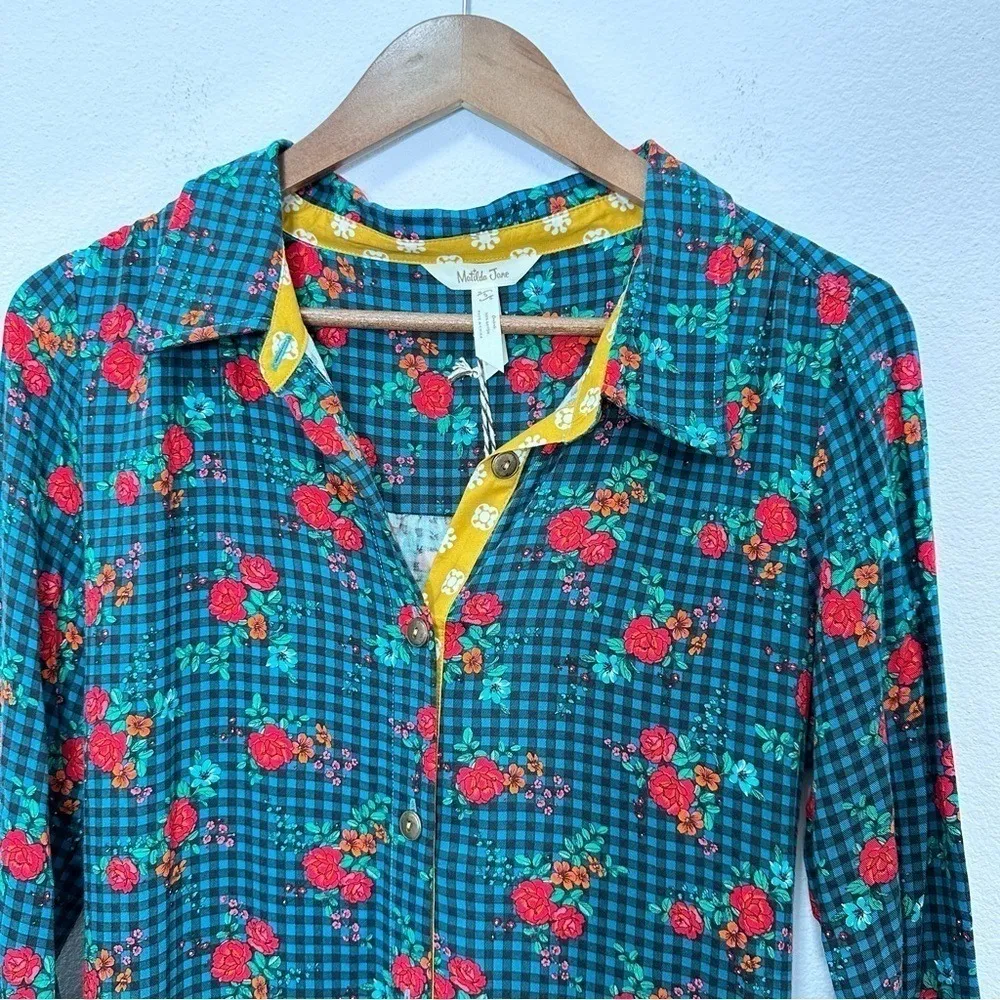 Matilda Jane Fa La La Shirt Dress Holiday Winter Christmas Women's Size S NWT - Image 5