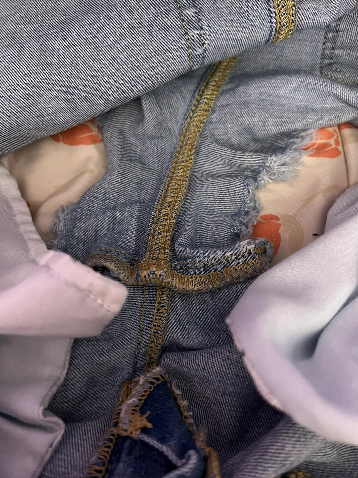 Medium Wash Denim Shorts - Image 4