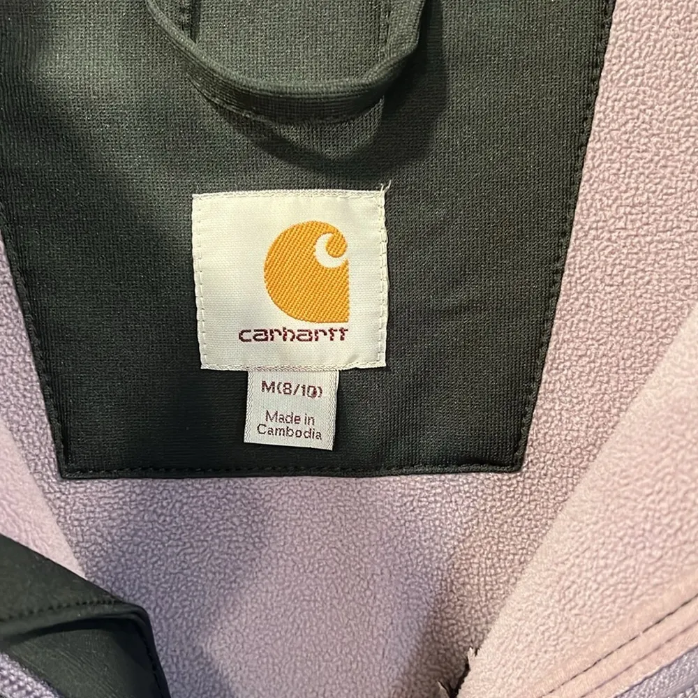 Carhartt  Black and Purple Jacket Size Medium EUC - Image 6