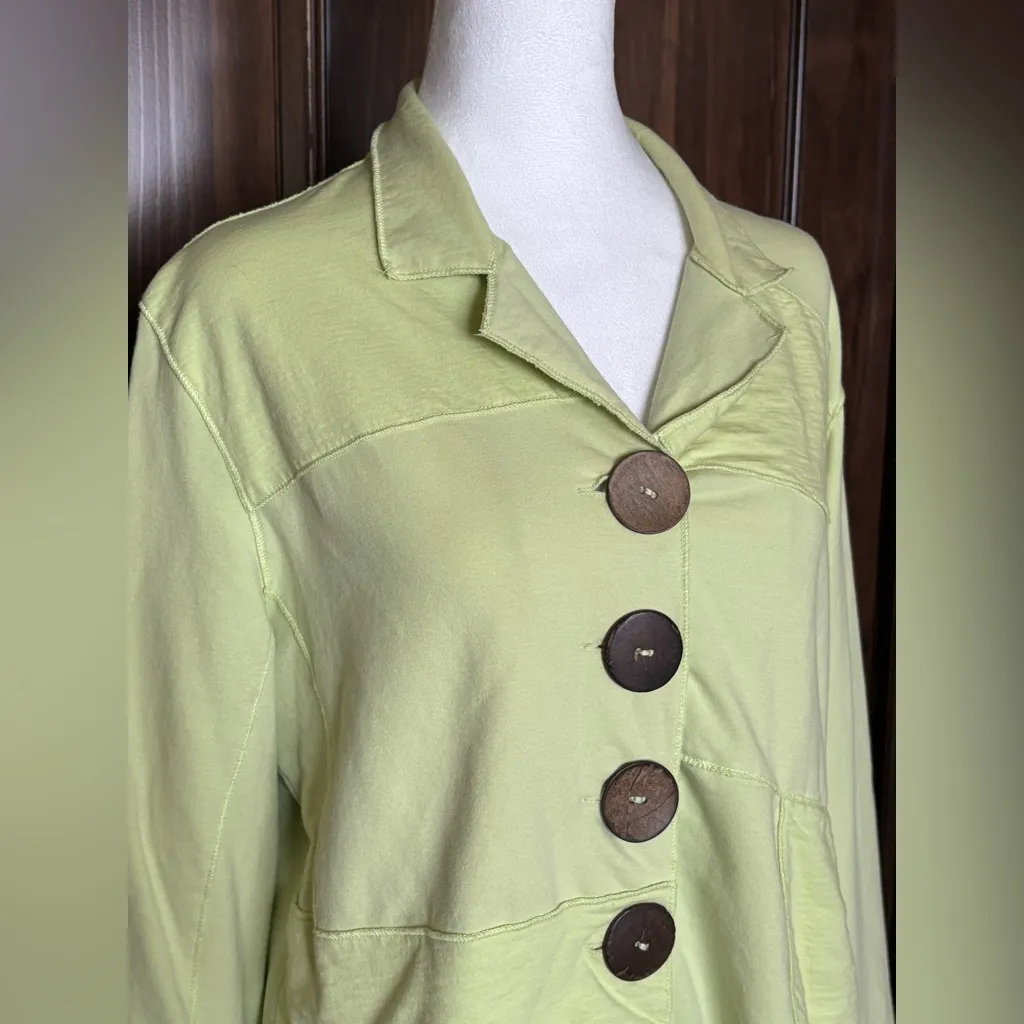 Karen Hart Women's Green Button - Image 3