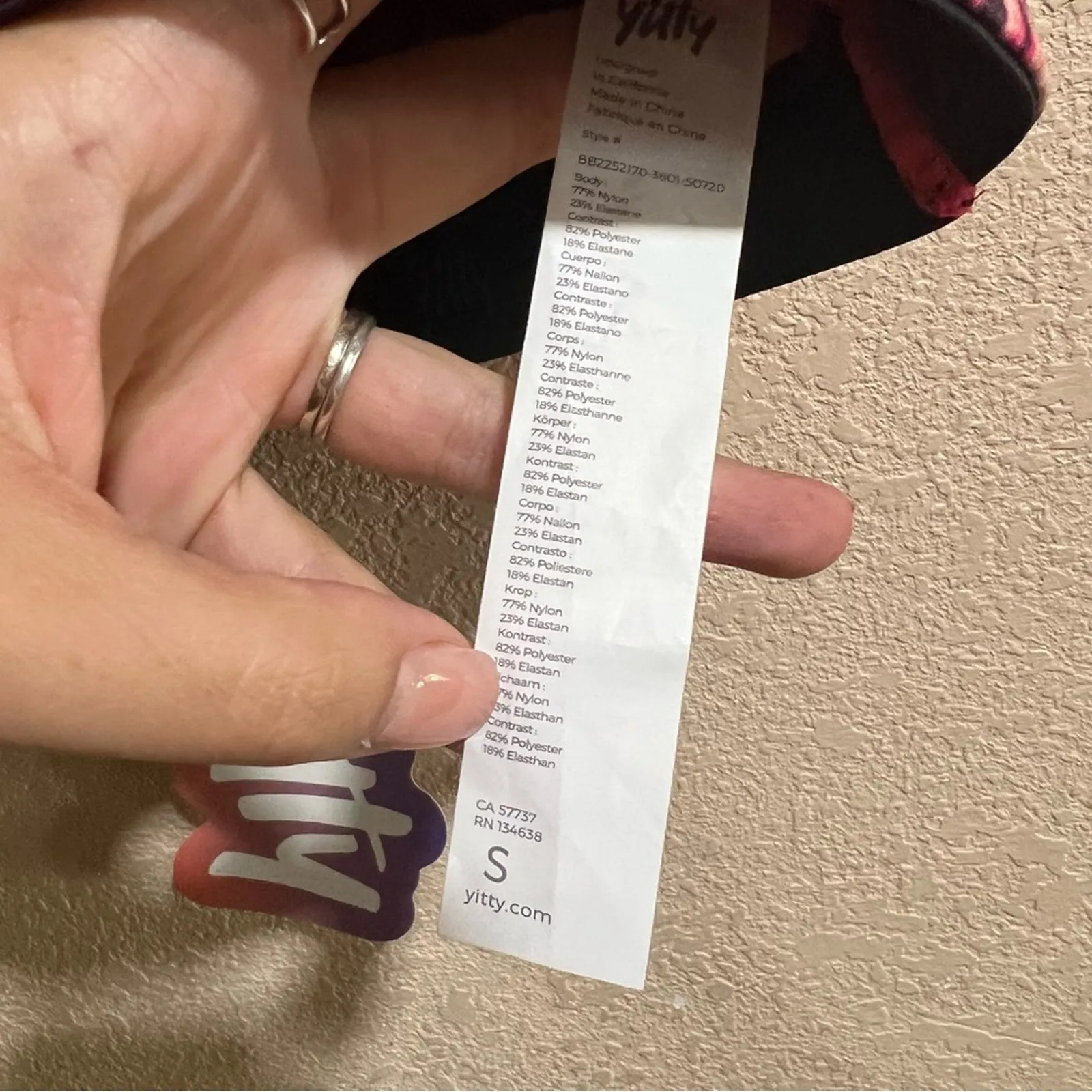 Pretty Yitty Headliner Shaping Midi Bralette Yitty Kitty Magenta black SMALL NEW Pink Size M - Image 6