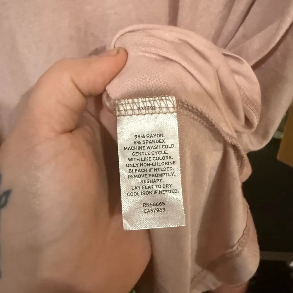 Halogen Asymmetrical Pink Muscle Tee size xs - Image 6