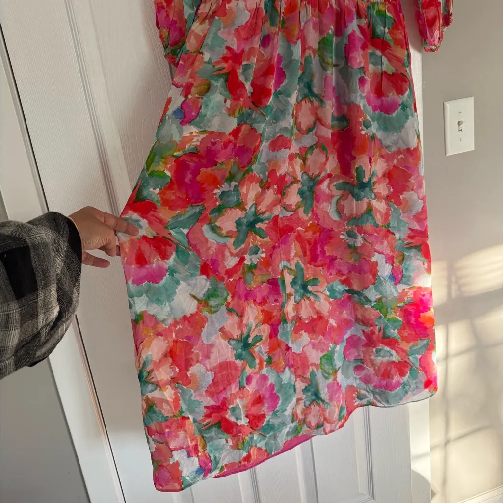 Soft Surroundings Floral Colorful Maxi Dress Flowy Beach Vacation Resortwear - Image 4