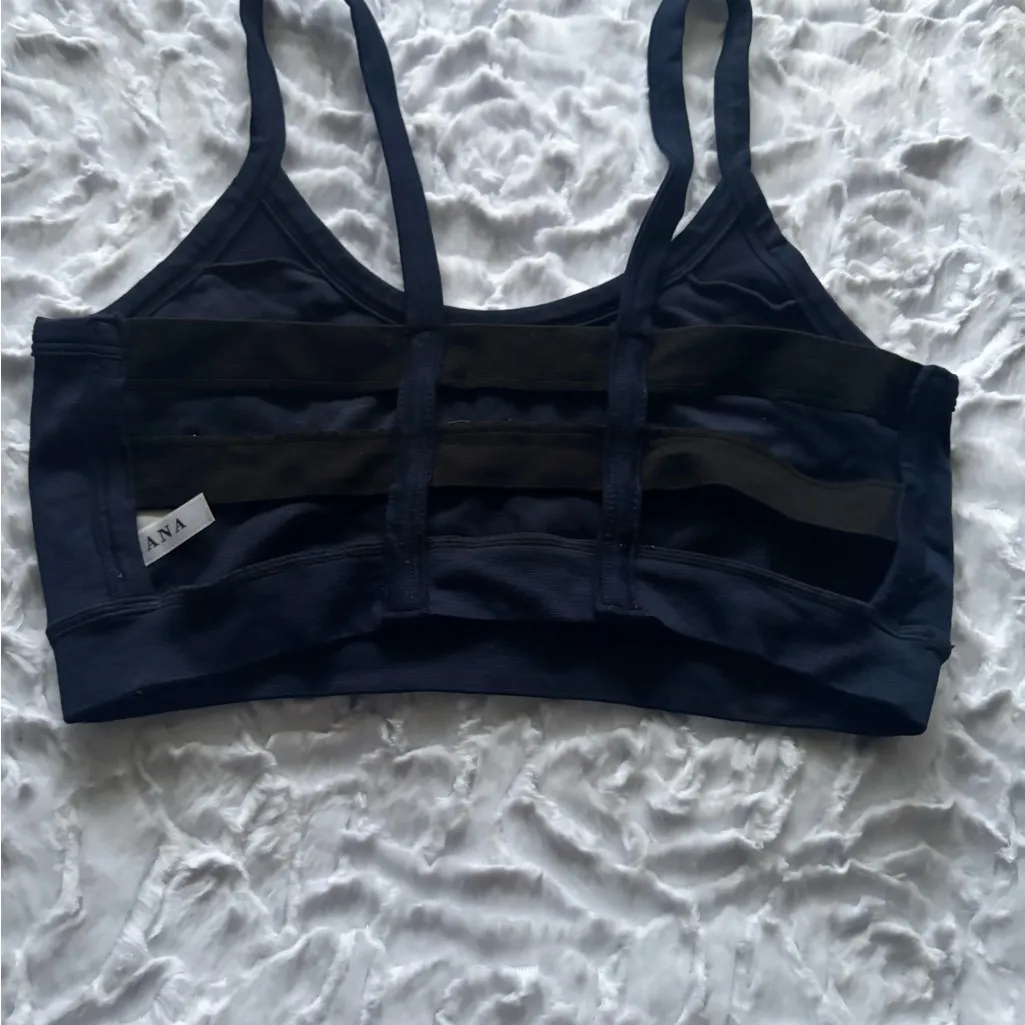 Zenana Outfitters Classic Navy Sports Bra - Image 2