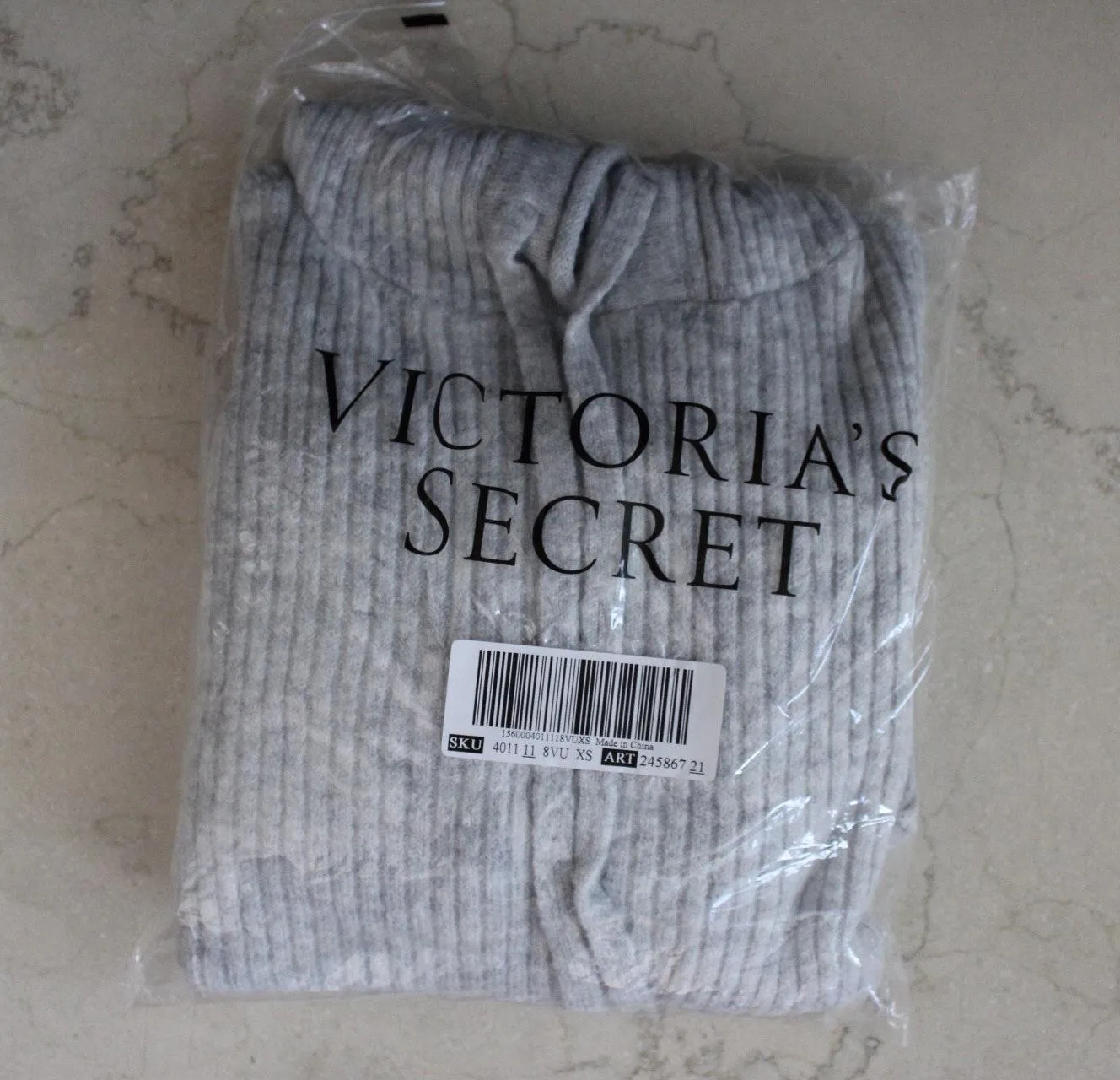 Victoria Secret PINK | Boyfriend ribbed pullover sweater hoodie - Image 4