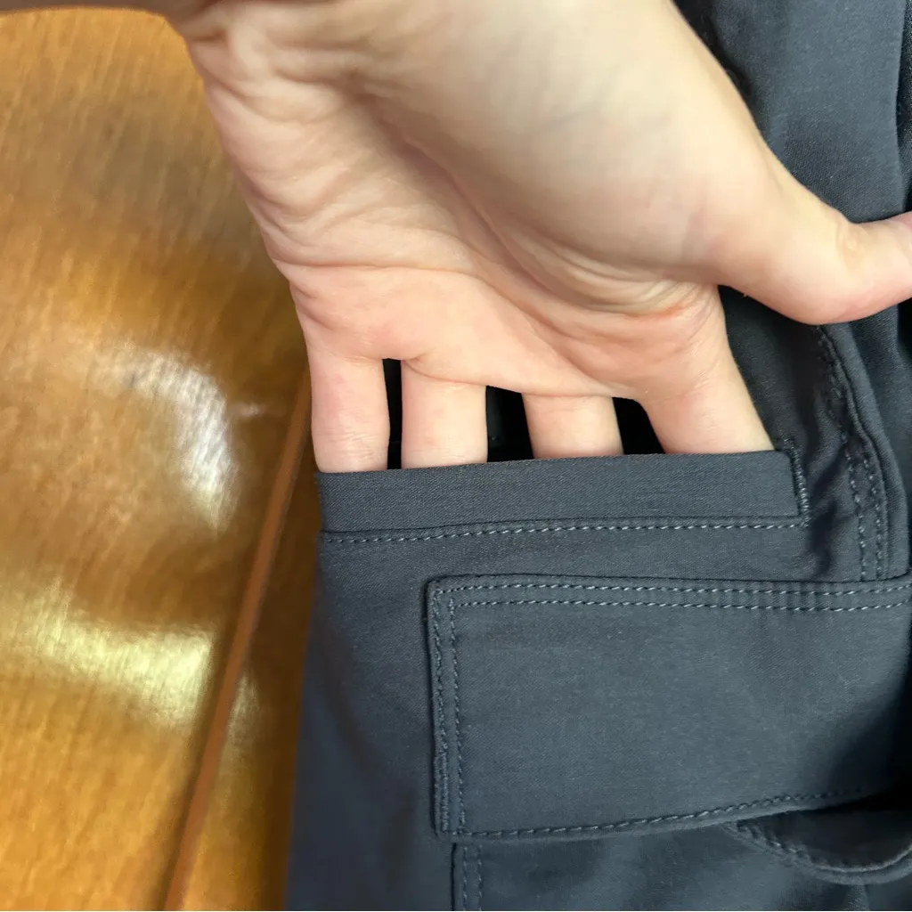 Duluth Trading Co Dry on the Fly 10" Shorts in Ink Grey Size 18 Hiking Outdoor Gray - Image 3