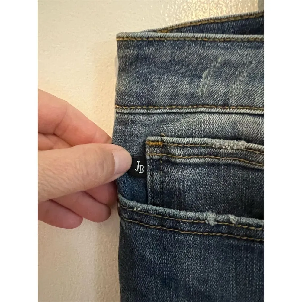 Judy Blue Women's Relaxed Fit Jeans Size 32 Medium Wash Distressed Denim - Image 6