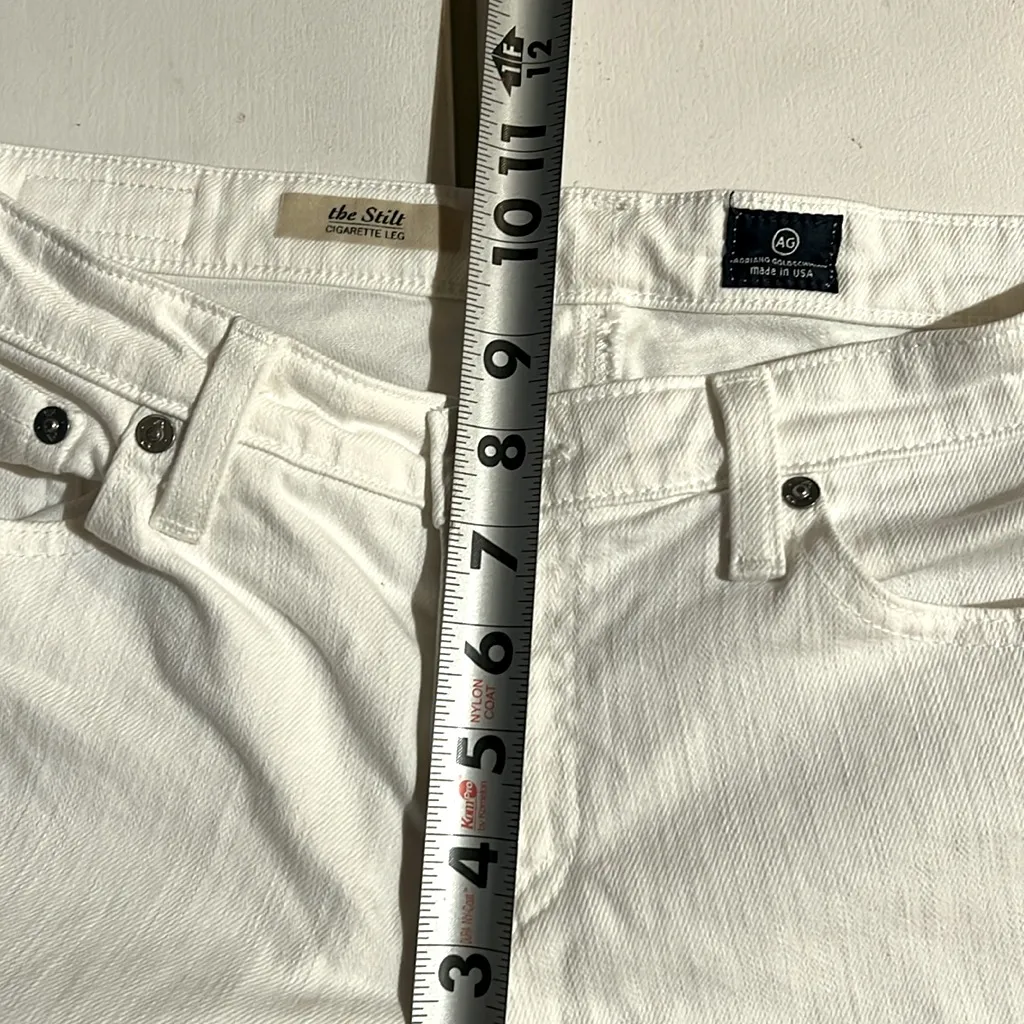 Ag Adriano Goldschmied stilt cigarette leg jeans
Tribal, embroidered 30R - Image 13