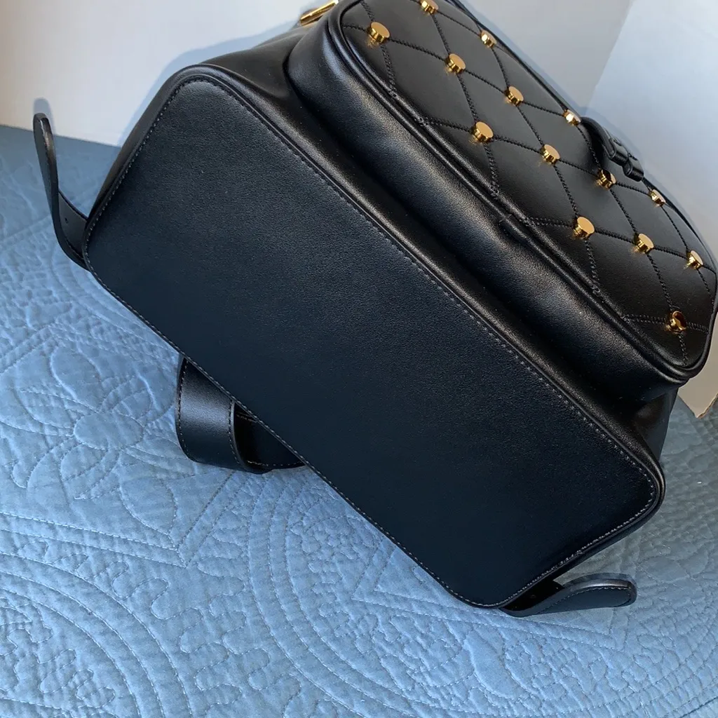 Love Moschino Black Studded Cinch ‎ Backpack - Image 7