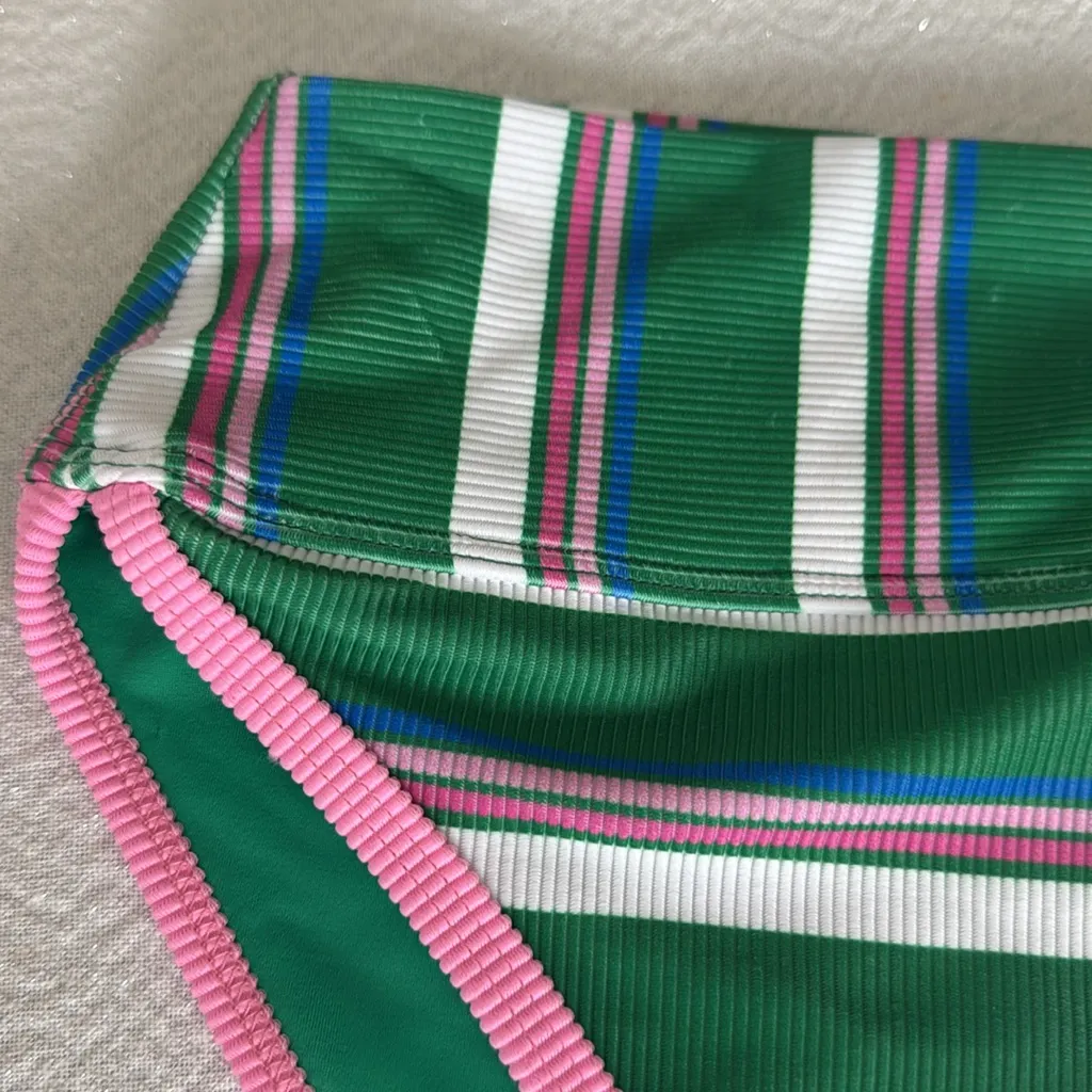 BEACH RIOT EMMY STRIPE RIB HIGH WAIST BIKINI BOTTOM, Size Medium, $98 - Image 7