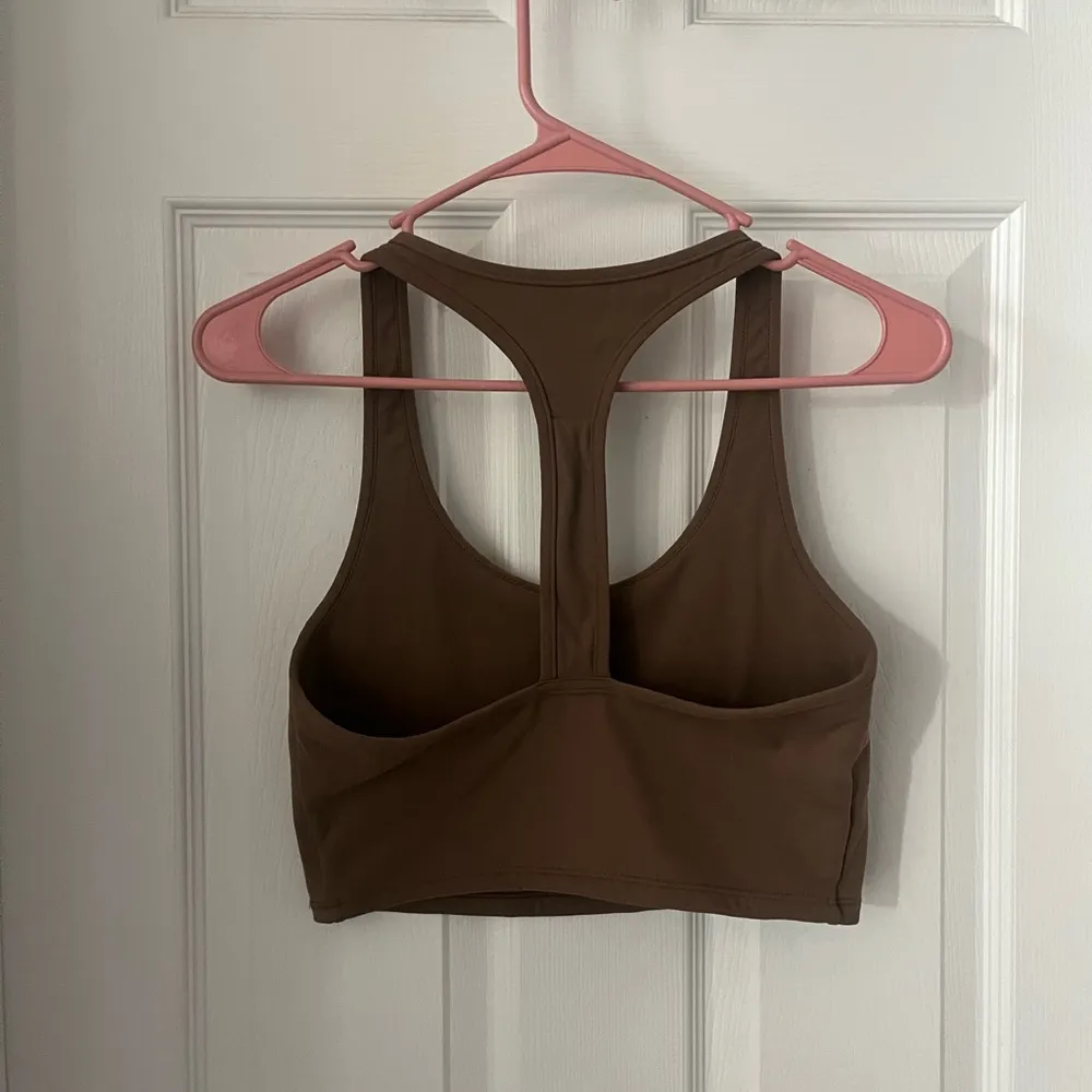SET Active Brown Racerback Sports Bra - Image 3