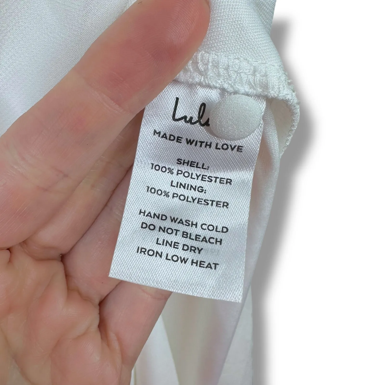 Lulus NWT Adorna White Off-the-Shoulder Semi-Sheer Chiffon Maxi Dress Large - Image 11