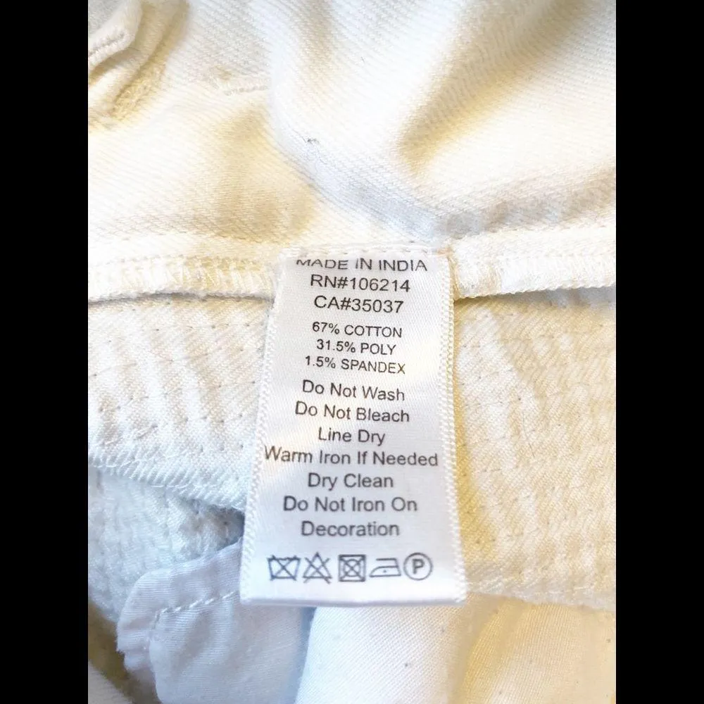 Joe’s Jeans Silver Sequin White Cut Off Jean Shorts - Image 13