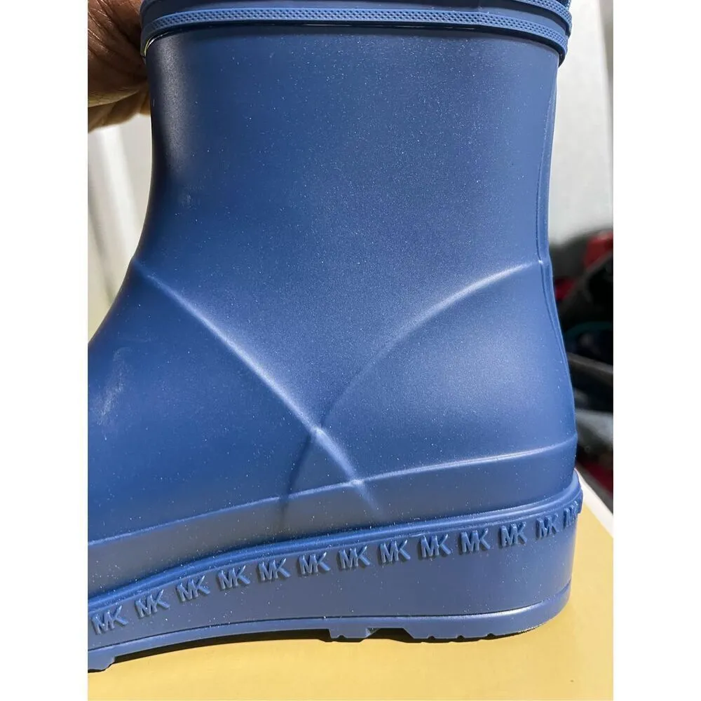 Woman's Boots MICHAEL Michael Kors Mac Rain Bootie blue - Image 12