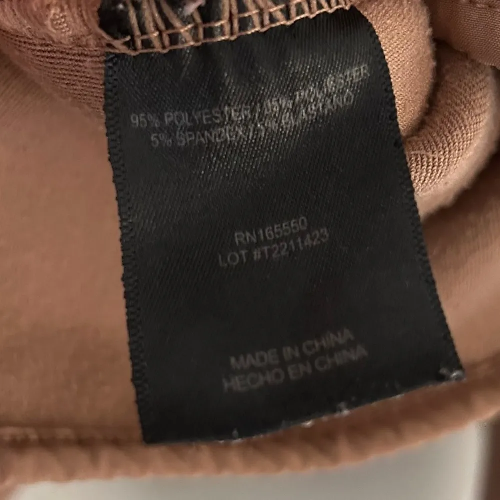 32 Degrees Heat Tan Brown Midweight Snap Arctic Fleece Pullover Large Comfy - Image 5