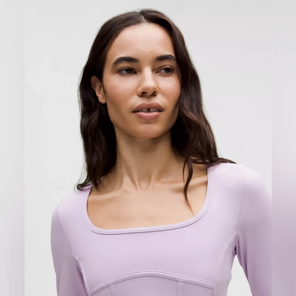 NWT Lululemon Waist-Seamed Nulu Long-Sleeve Shirt - Lilac Ether - 6 - Image 4