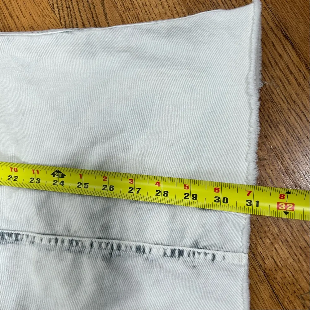 Wash Lab | Sally Button Front Skirt Grey Wash Midi Denim Size 31 Gray - Image 11