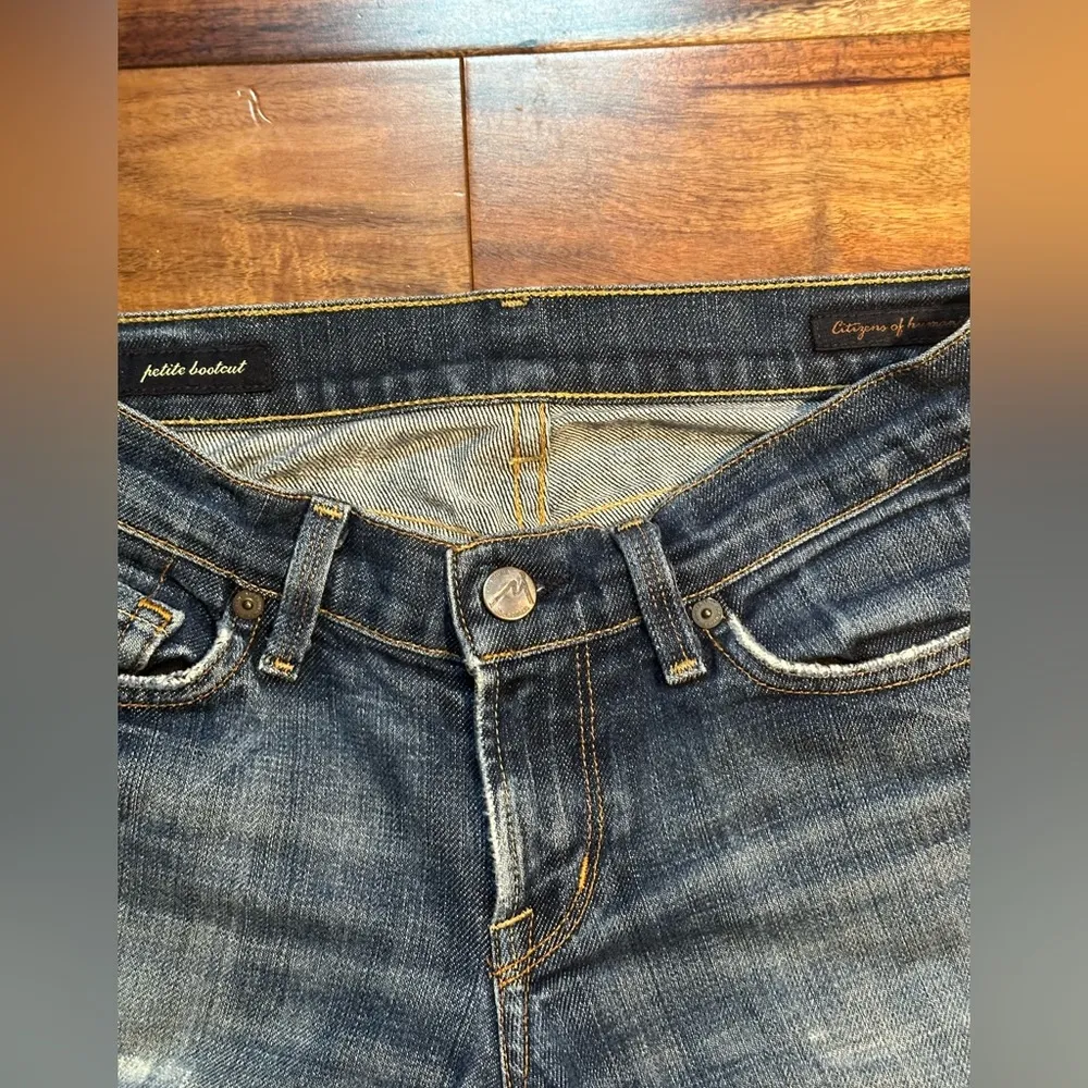 Citizens of Humanity Distressed Petite Bootcut Jeans - Image 4