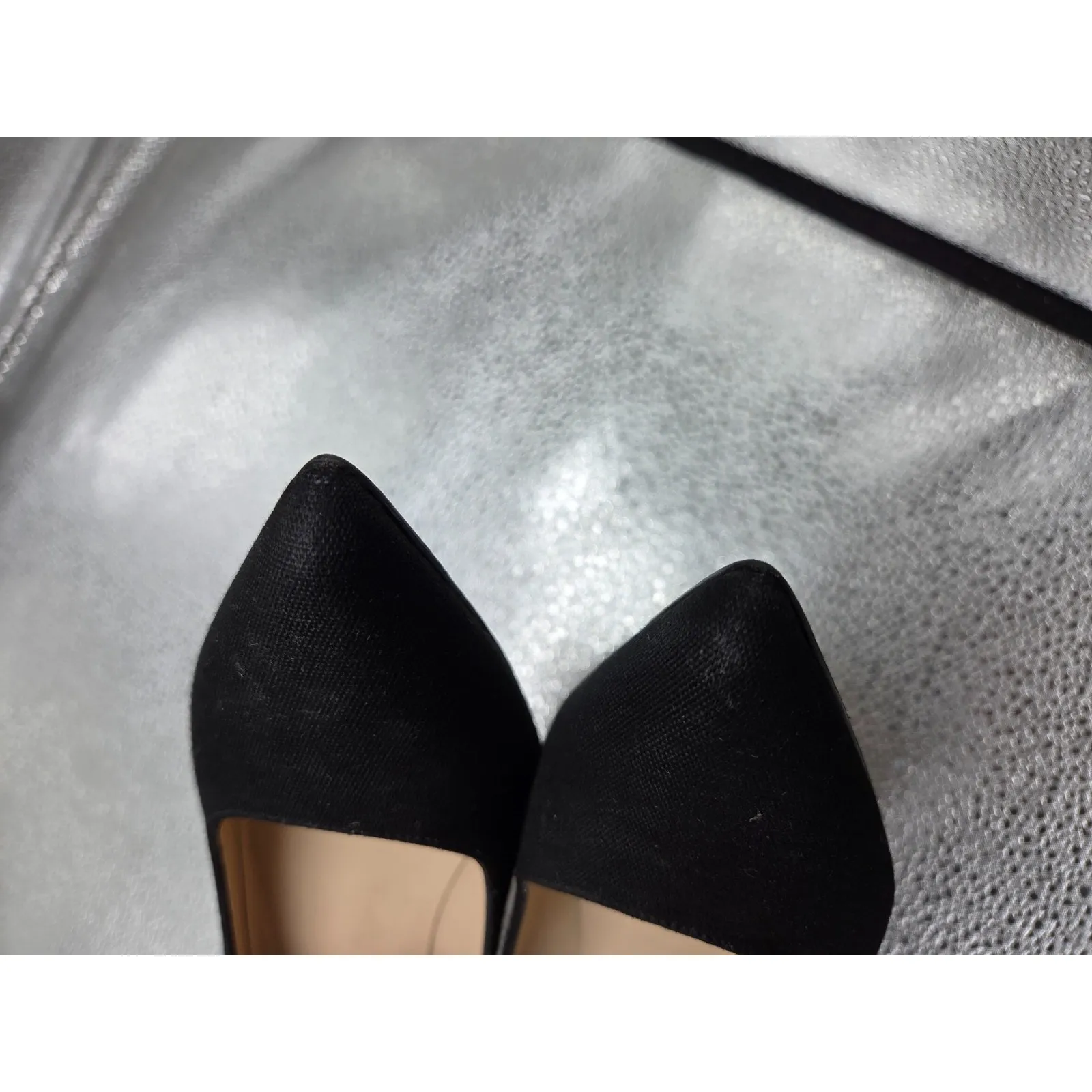 Jon Josef Black Tina Kitten Heel Pumps Point Toe Shoes Made in Spain - Image 8