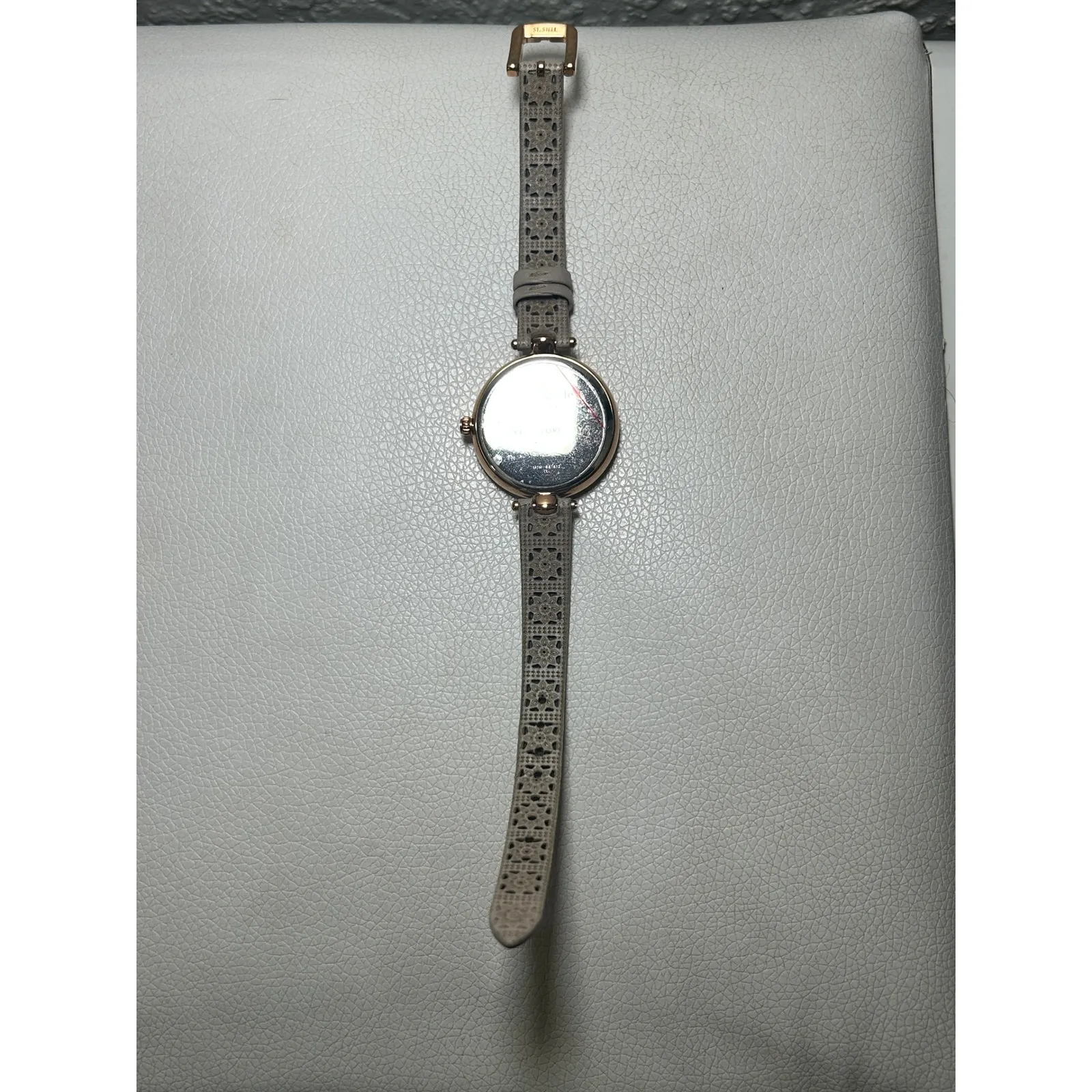 Kate‎ Spade Holland Mandala Watch Gold Pink Crystals Leather Strap Womens Analog - Image 7