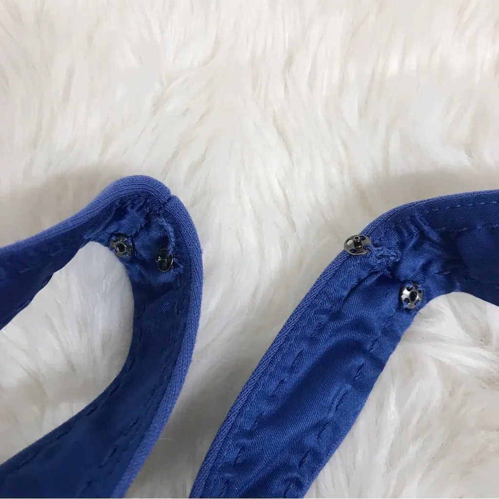 ELIE TAHARI Blue Bodycon Sleeveless Dress Scoop Neckline Midi Tank Dress Size 6‎ - Image 5