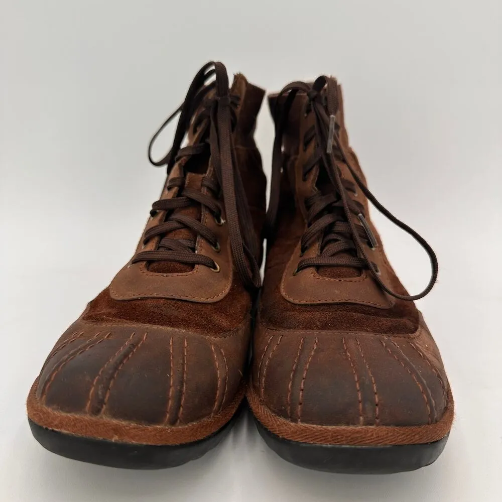 UGG Women's Brown Suede Leather Cayli Duck Boot Shoes Size 7 - Image 8