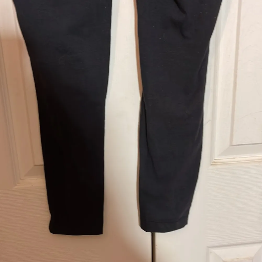 Maurices Black Mid Rise Leggings Cotton Spandex Size Medium - Image 14