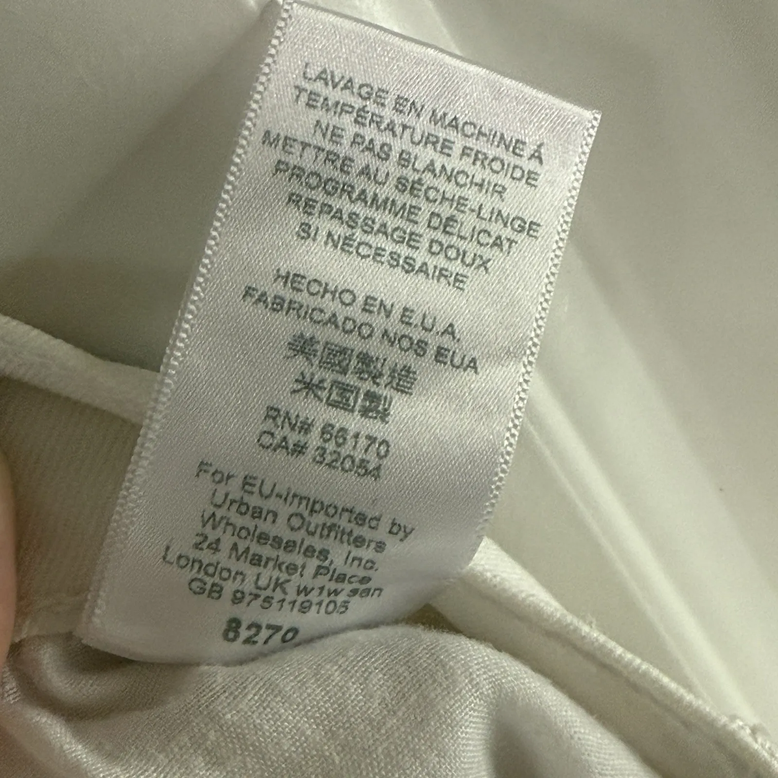 NWT Free People Hi Rise Ivory Skinny‎ Jeans Sz 27 - Image 9