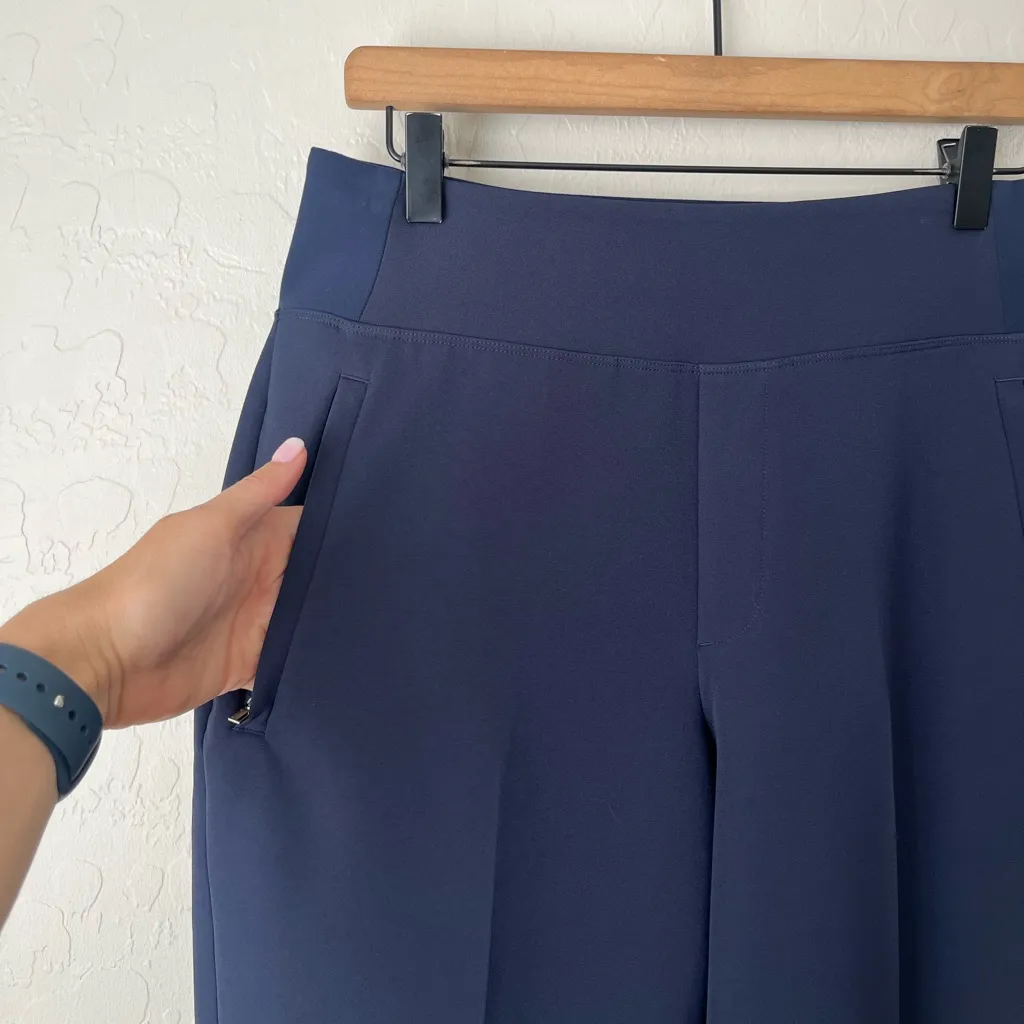 Athleta endless high rise straight leg pants navy 6 - Image 8