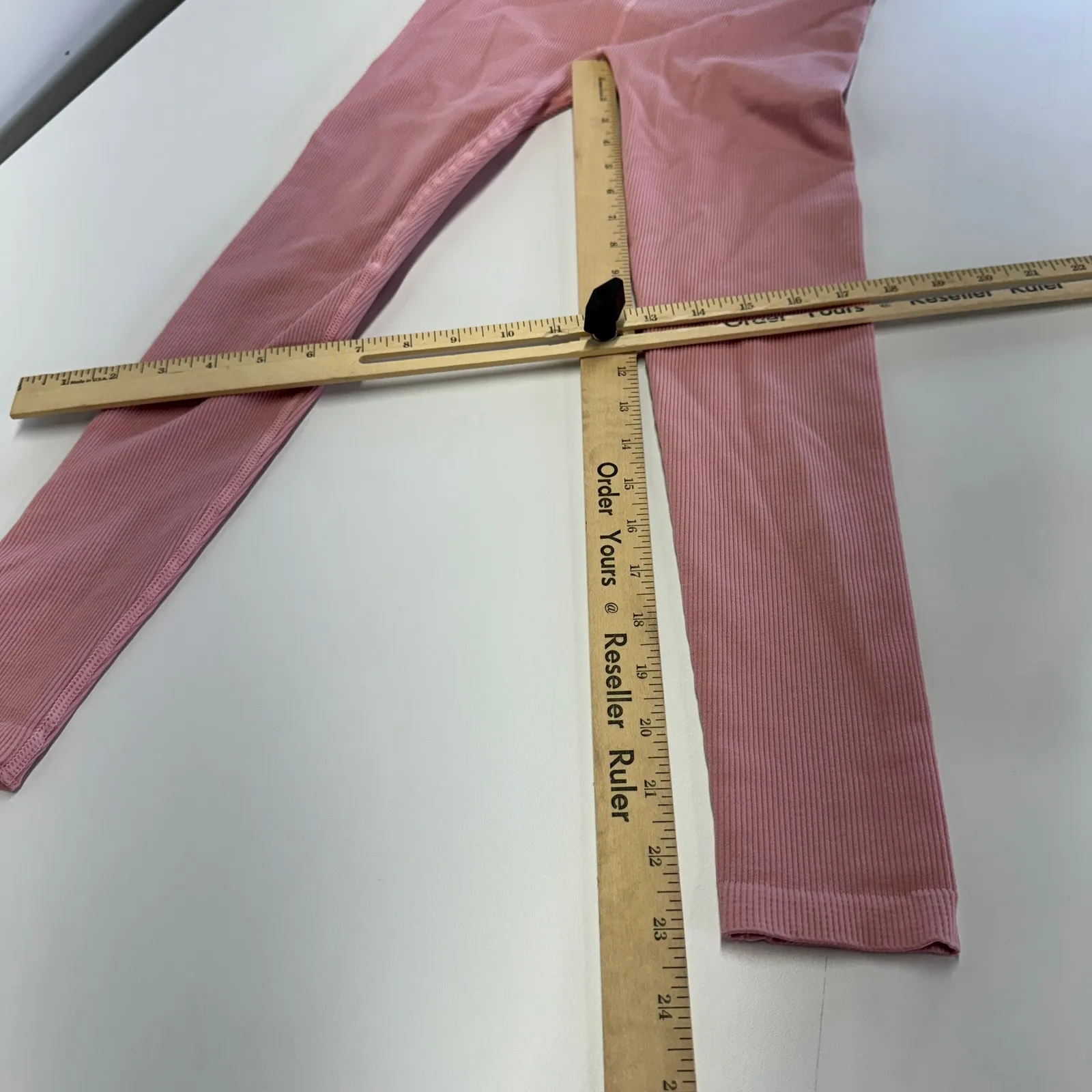 Spiritual‎ Gangster Leggings Womens X Small/ Small Pink Love Sculpt Seamless 7/8 - Image 8