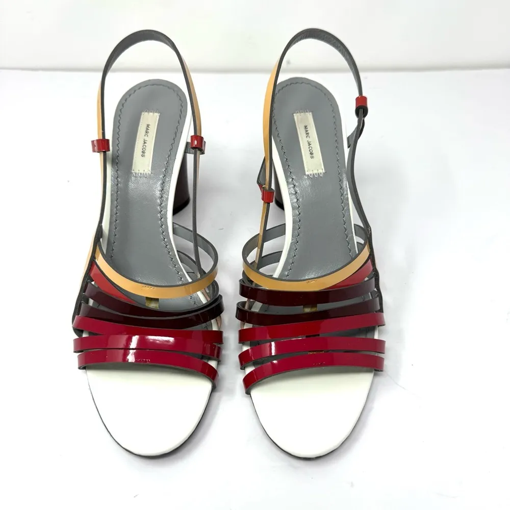 original couture leather sandals,
Made in Italy, size 40, NWOT - Image 3