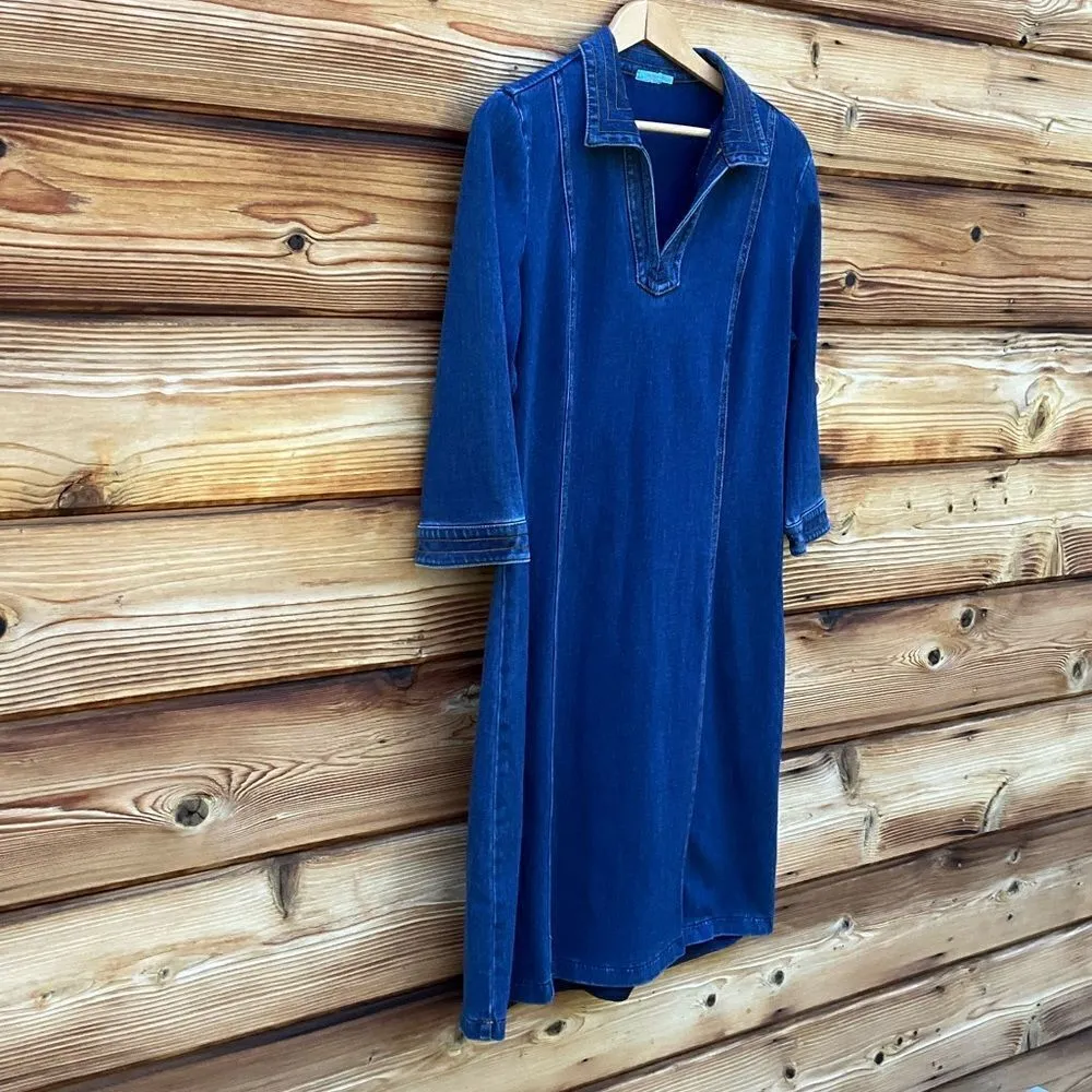 J. McLaughlin Stretch Denim Cadence Dress - Image 3