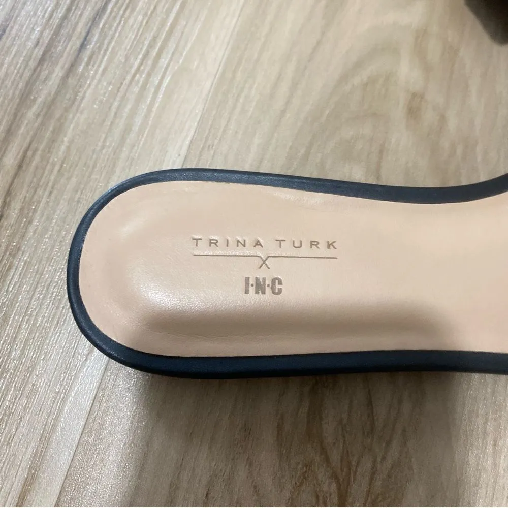 Trina Turk  Embroidered Sandals Sz 7 - Image 4