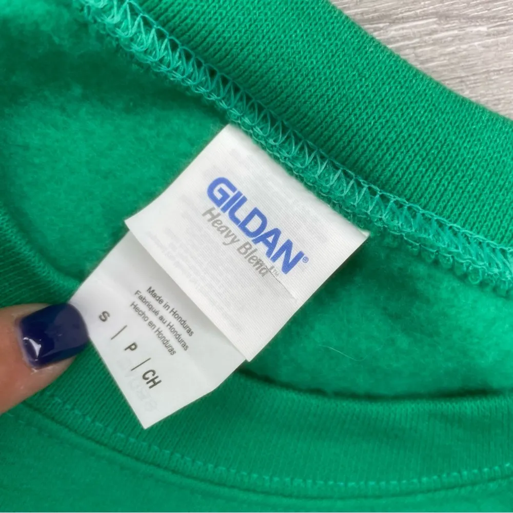 Gildan green funny religious “ go Jesus it’s your birthday “ long sleeve sweater - Image 6