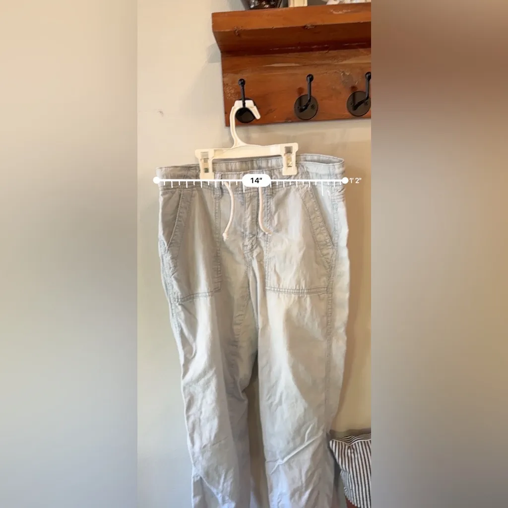 AE American Eagle Tomgirl Jogger Indigo Stripe Size 2 Regular - Image 10