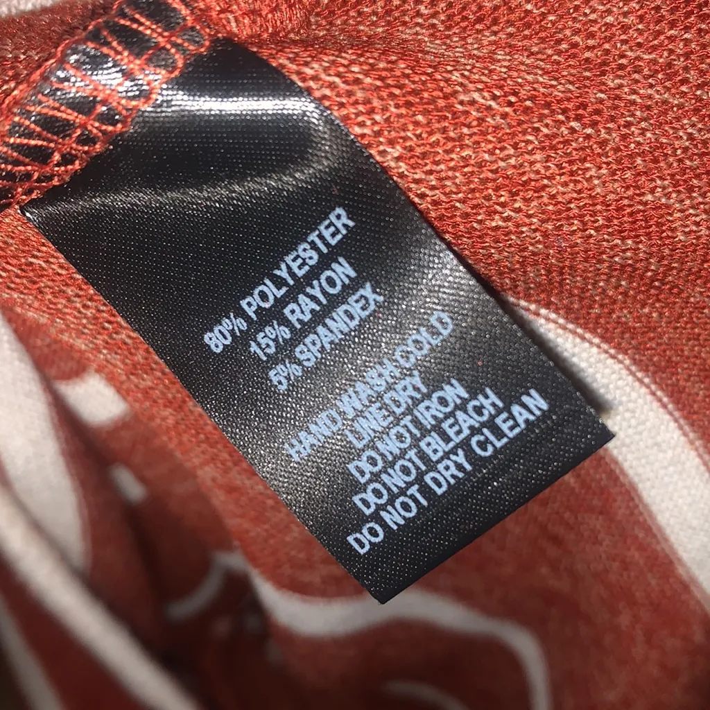 NWT lulus orange striped off shoulder dress - Image 8