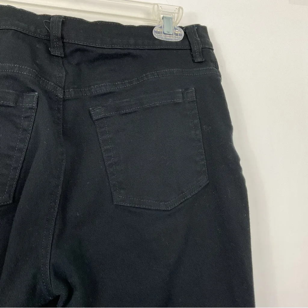 Gloria Vanderbilt Black Amanda Straight Leg Jeans Size 12P‎ - Image 4