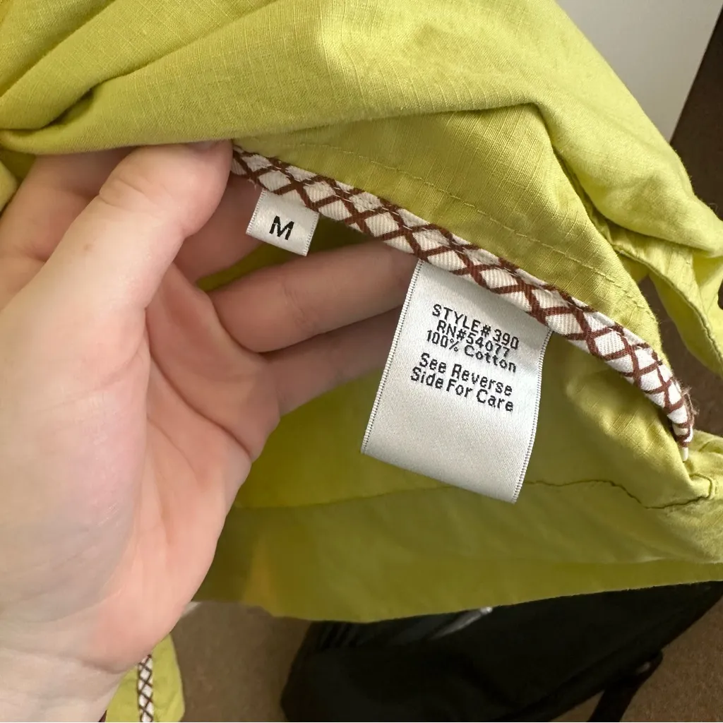 Cabi | 390 Safari Trench Green Short Sleeve Trench Dress Size Medium - Image 5