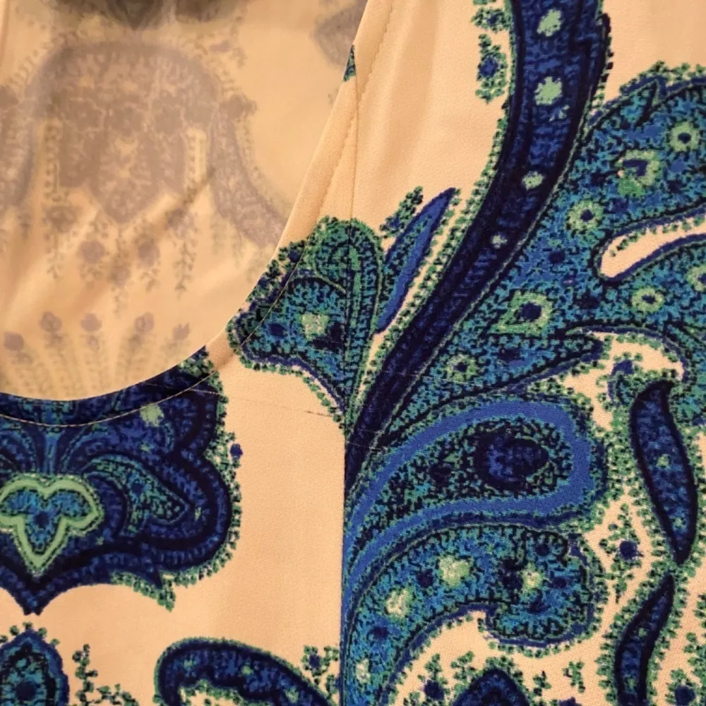 Cara Cara Aria Long Sleeve Maxi Dress Blue Size M - Image 7