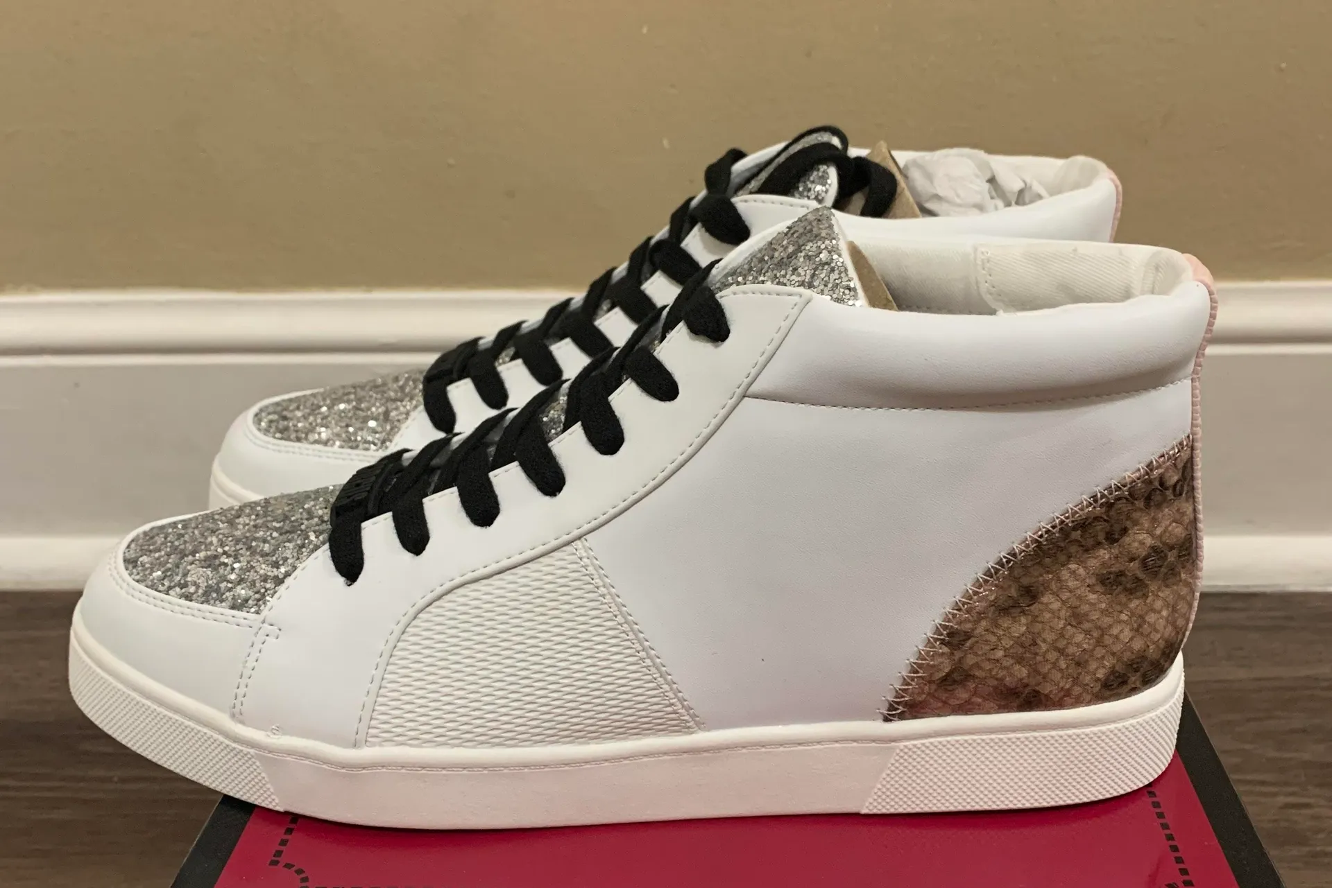 Circus By   White Deszi Mid-Top Sneakers - Image 4