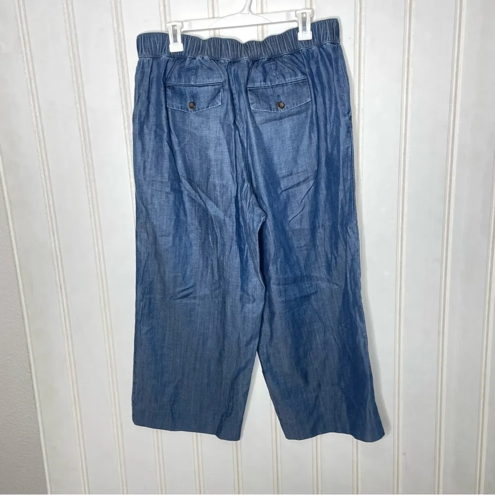 Talbots Women's Misses Belted Wide Ankle Pants - Image 10