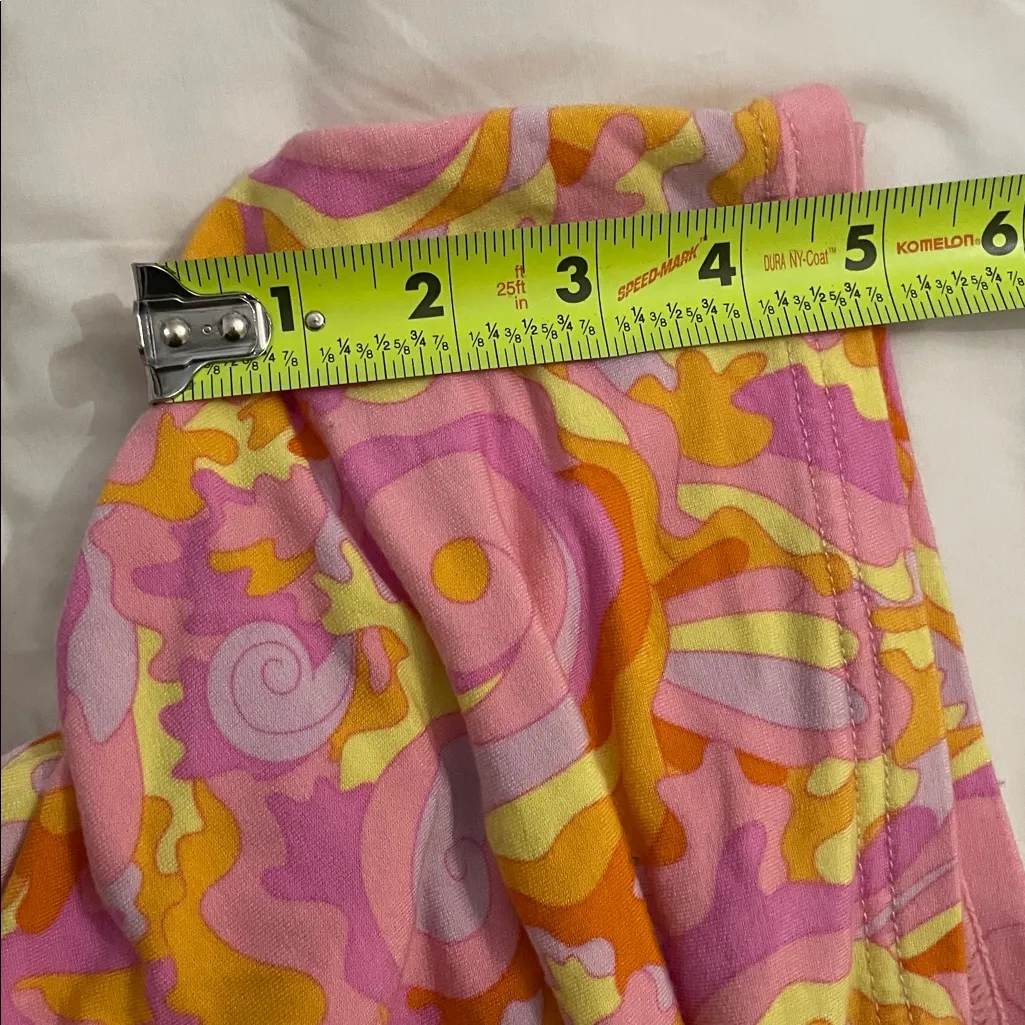 Jambys Pink Groovy Swirl Boxer Sleep Shorts Unisex Size Extra Large Pockets - Image 7
