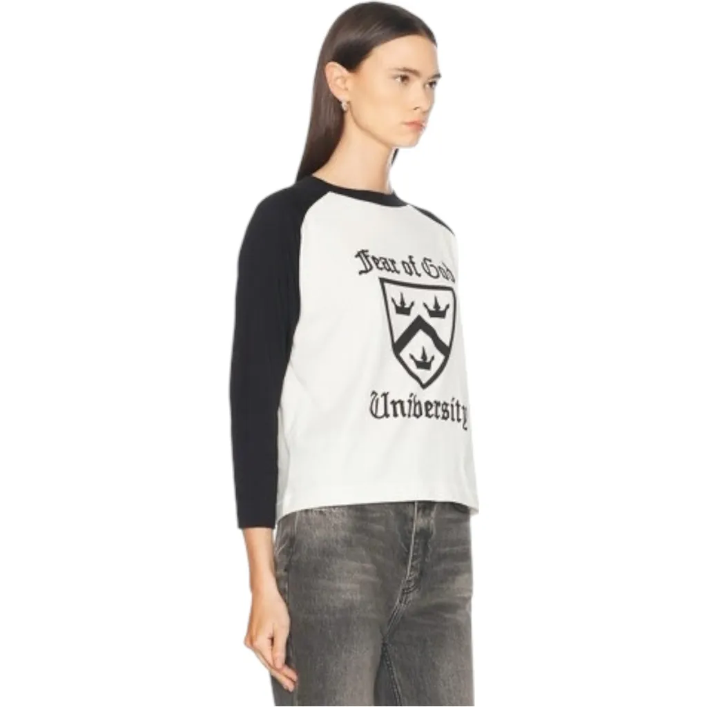 NWT FEAR OF GOD ESSENTIALS
Baseball Tee Shirt Cream / Black Unisex Medium - Image 2