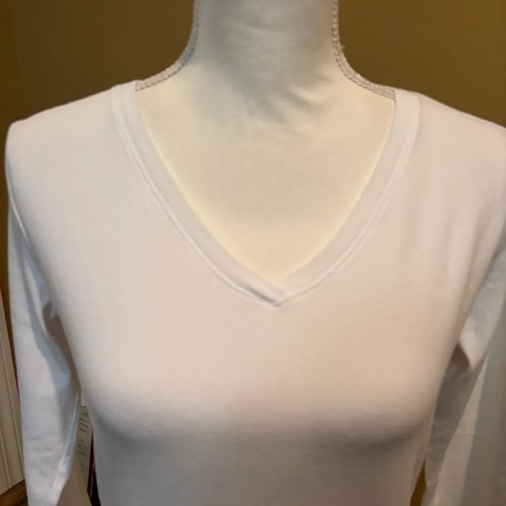 BCG White‎ Long Sleeve Top size medium - Image 3