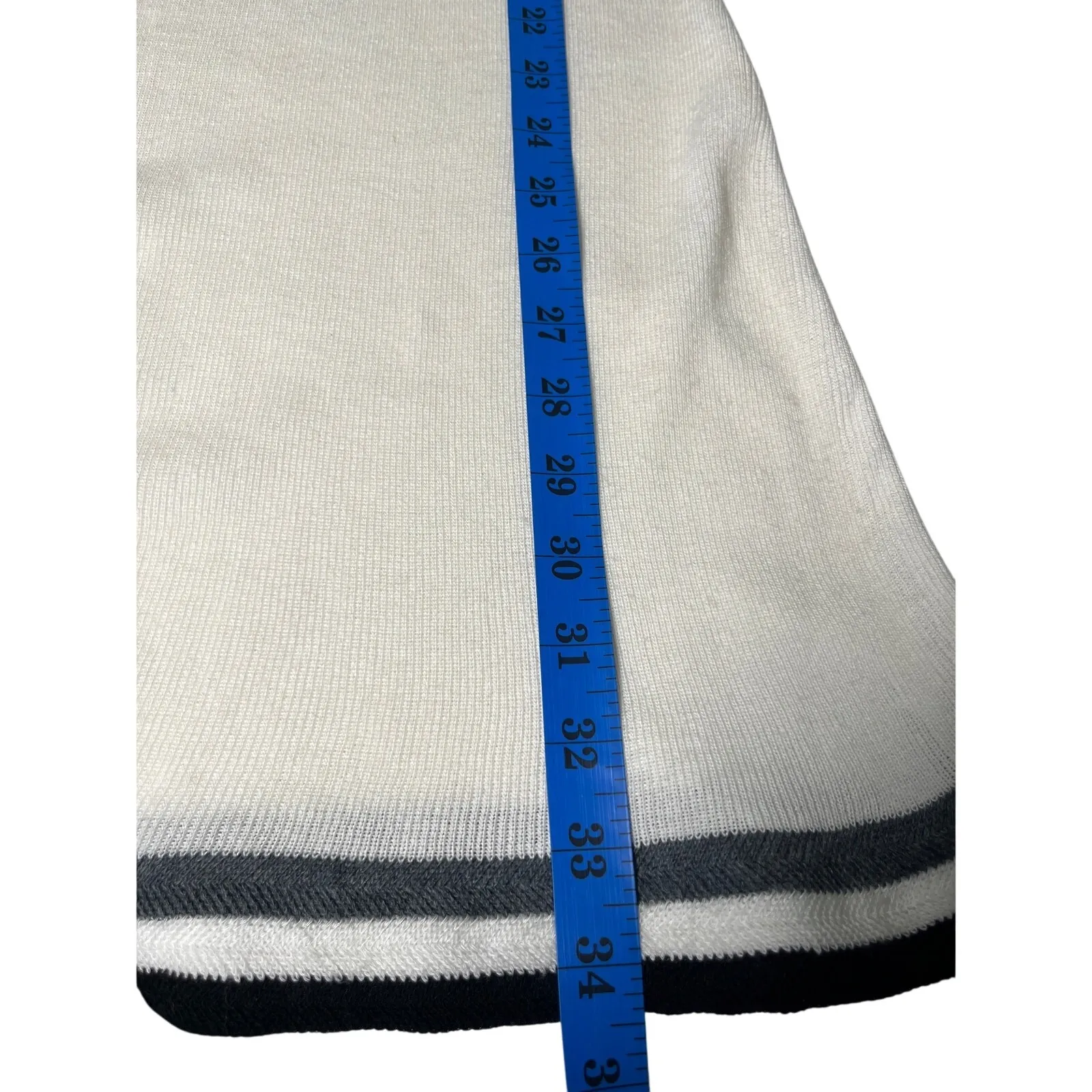 Hosanna Cream Knit Sweater Dress M Fits Small‎ Preppy Varsity Tenniscore White Size M - Image 6