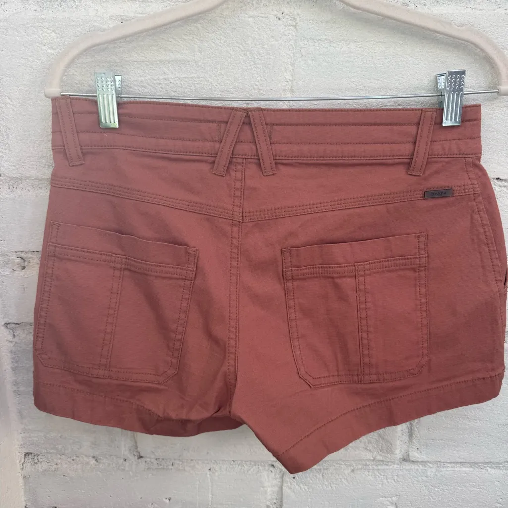 Prana Elle Short 5in Sz 4 Rust - Image 5