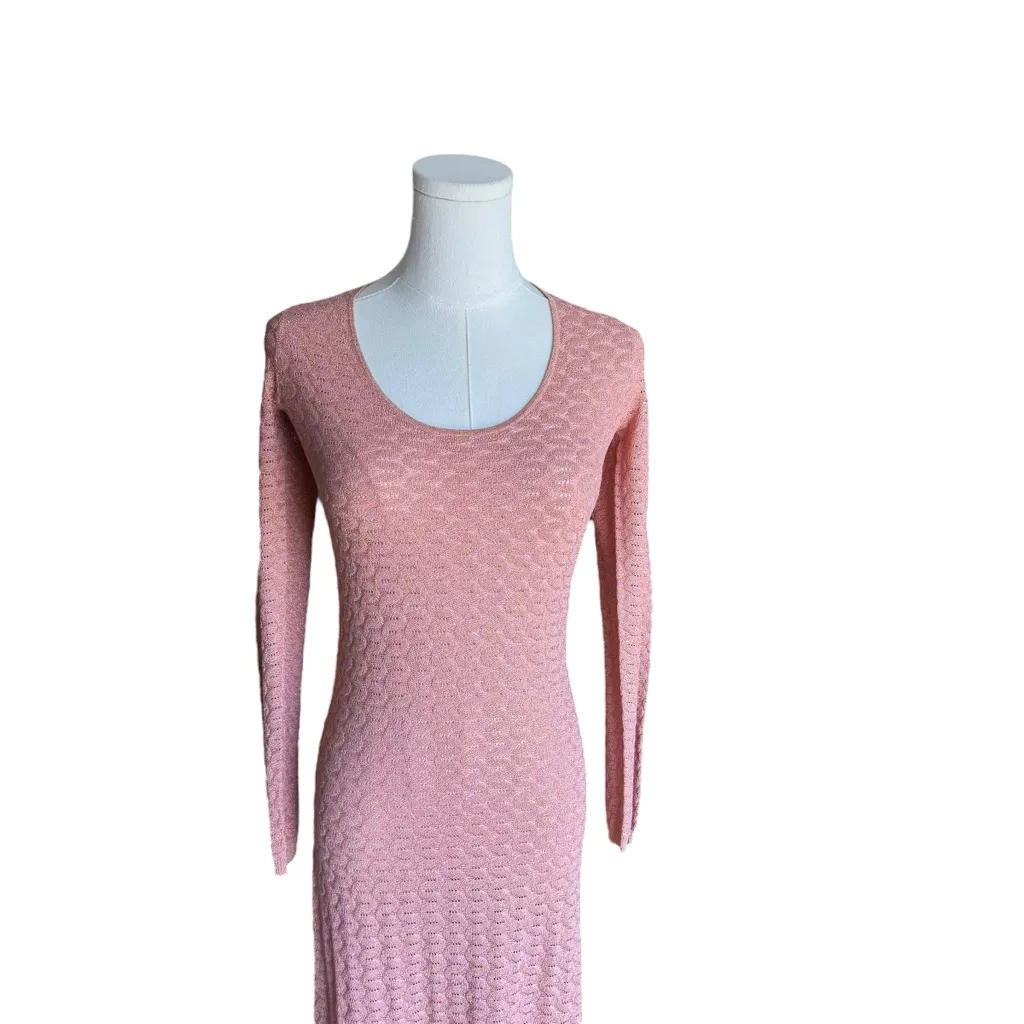 Alexis - NWT Juliane Maxi Dress In Shimmer Pink M - Image 6