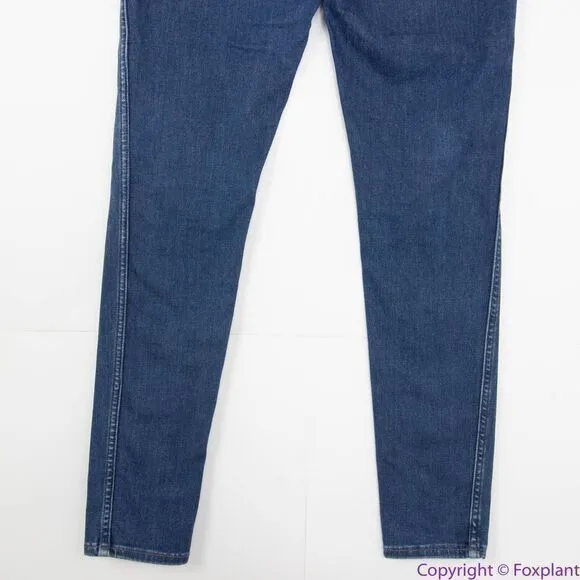 NEW Madewell High‎ Rise Button Front Skinny Jeans In Daventry wash, 28 - Image 11