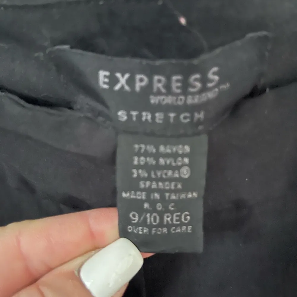 Express black stretch dress pants sz 9/10 - Image 2